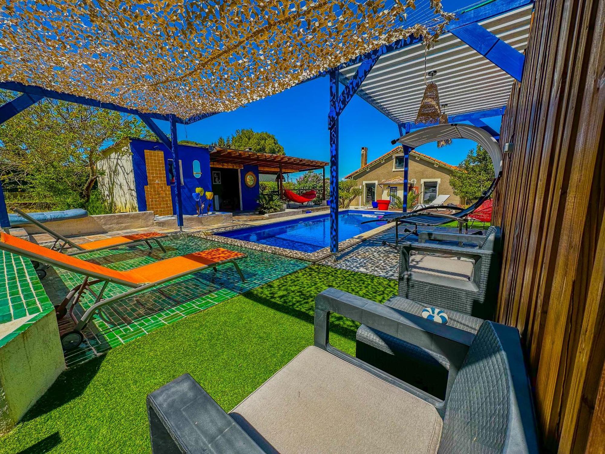 Loft Modern Avec Jardin Piscine Et Pool House Villa Lavalette Екстериор снимка